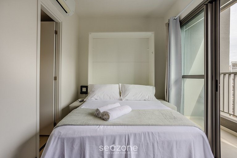 Studio con balcón y vista en Consolação - VNO1417