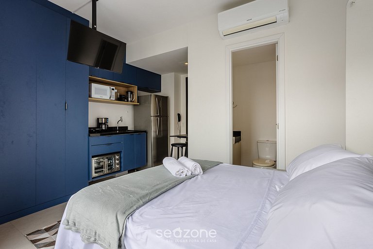 Studio con balcón y vista en Consolação - VNO1417