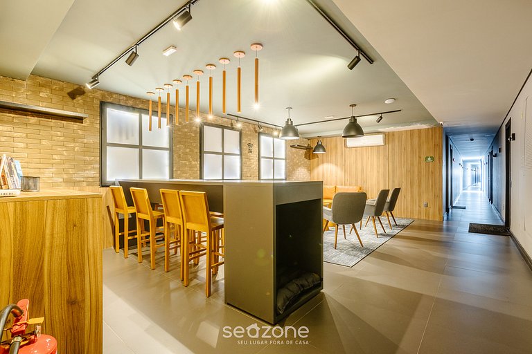 Studio c/ varanda e vista em Consolação - VNO1417