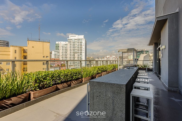 Studio con balcón y vista en Consolação - VNO1417