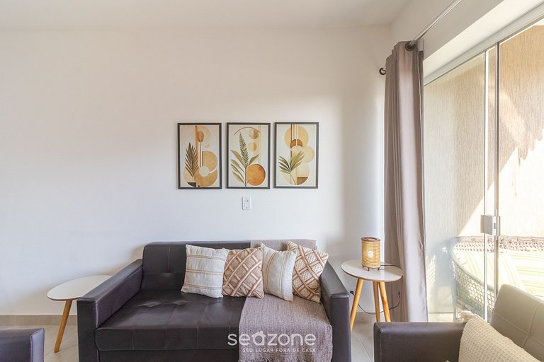 Apto c/ varanda a 650m da Praia, Cabo Frio CVY0306