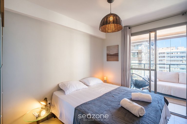 Apartamento a 180m de la playa en Barra OCB0901