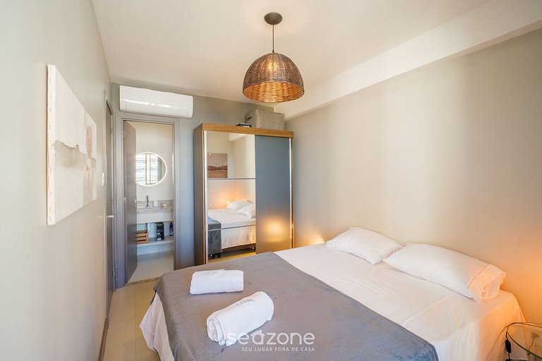 Apartamento a 180m da Praia na Barra OCB0901