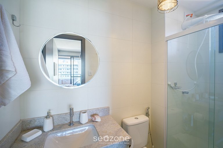 Apartamento a 180m da Praia na Barra OCB0901