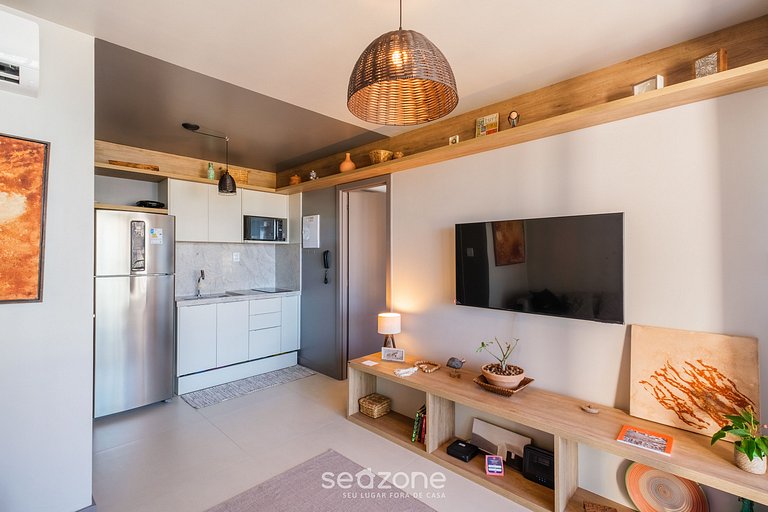 Apartamento a 180m de la playa en Barra OCB0901