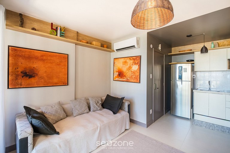 Apartamento a 180m da Praia na Barra OCB0901