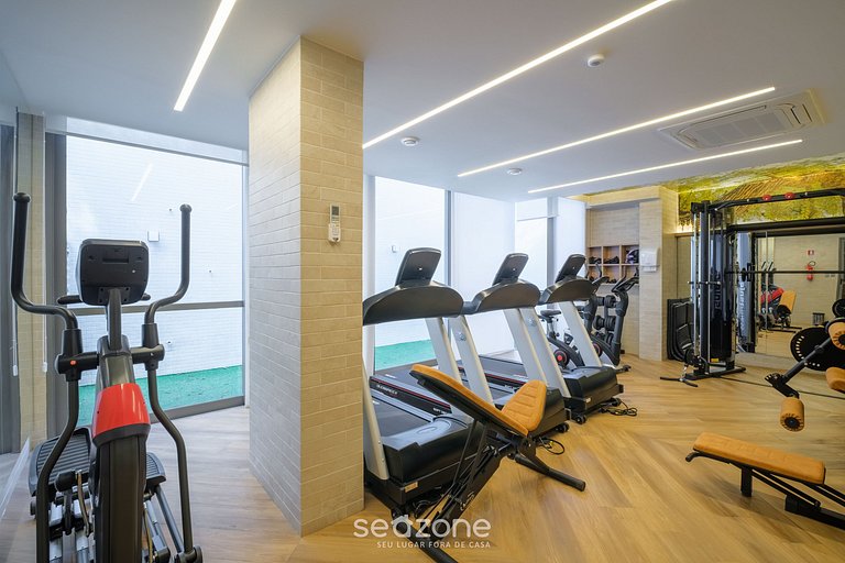 Apartamento a 180m de la playa en Barra OCB0901