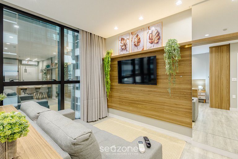 Studio completo a pasos del mar, Itapema IFT1203