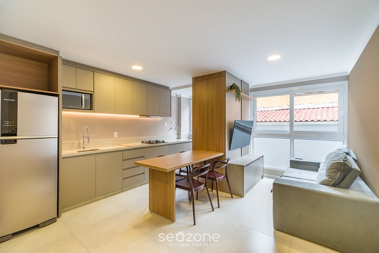 Apto c/ churrasqueira a 230m da Praia AYR0202