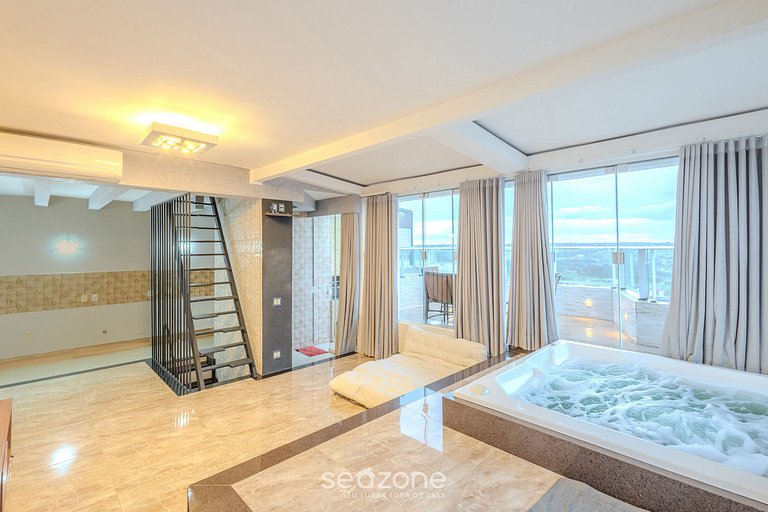 Cobertura de luxo c/ jacuzzi em Brasília BCY2001