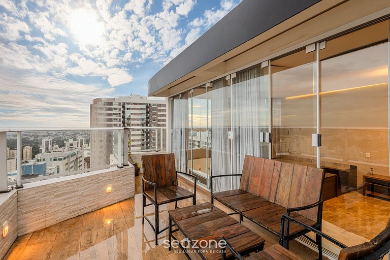 Cobertura de luxo c/ jacuzzi em Brasília BCY2001