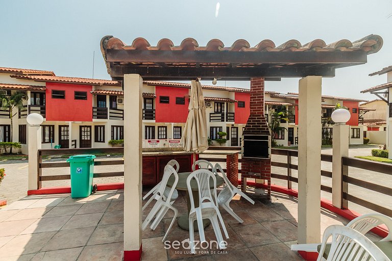 Casa 400m de la playa en cond. c/ piscina RSM0023