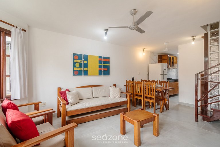 Casa a 400m da Praia em cond. c/ piscina RSM0023