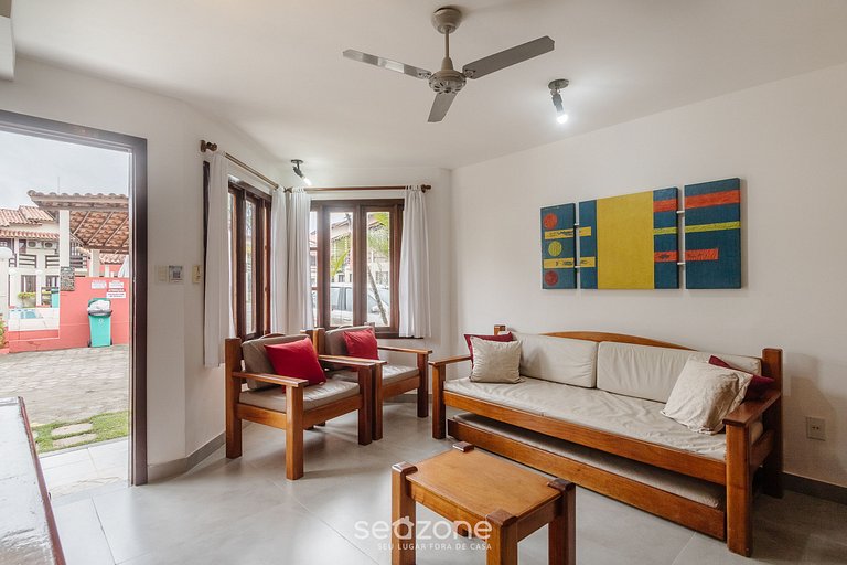 Casa 400m de la playa en cond. c/ piscina RSM0023