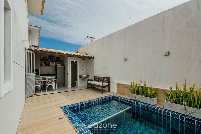 Casa ampla c/ piscina em Guarajuba CAG0003