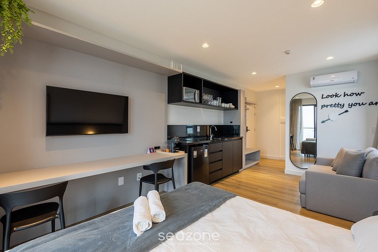 Estudio c/ balcón y vista increíble al mar PSO0904