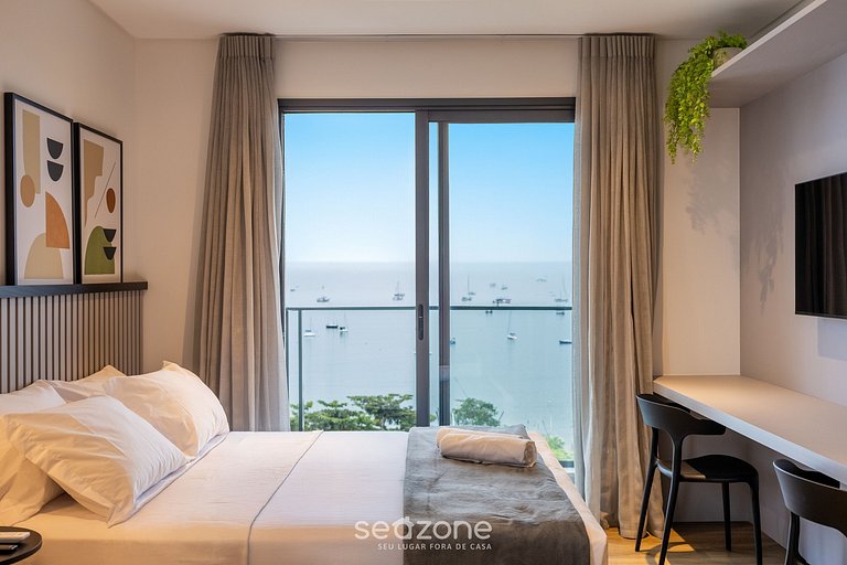 Estudio c/ balcón y vista increíble al mar PSO0904