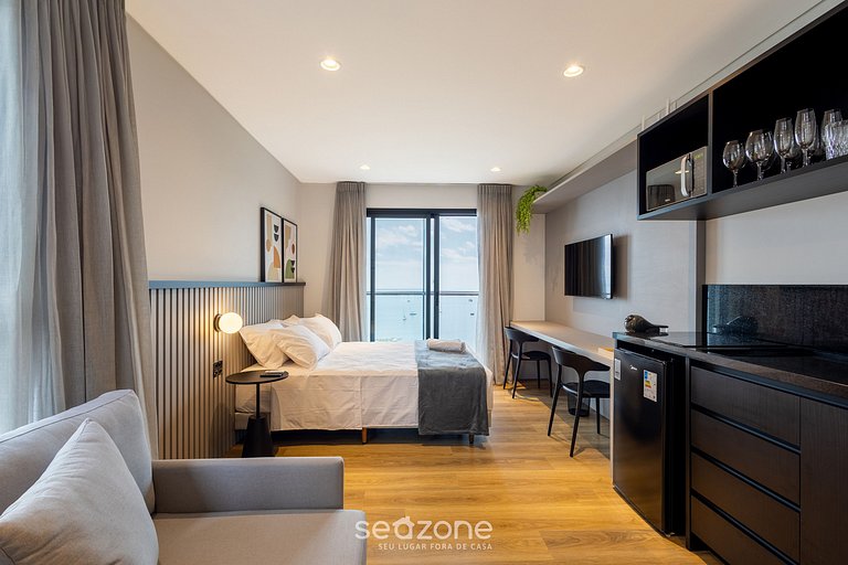 Estudio c/ balcón y vista increíble al mar PSO0904