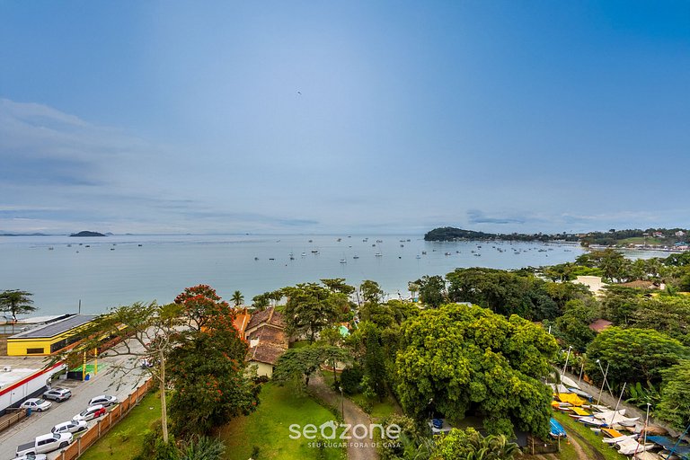 Studio c/ varanda e vista incrível p/ mar PSO0904