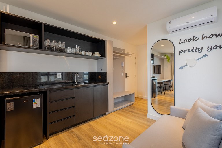 Estudio c/ balcón y vista increíble al mar PSO0904