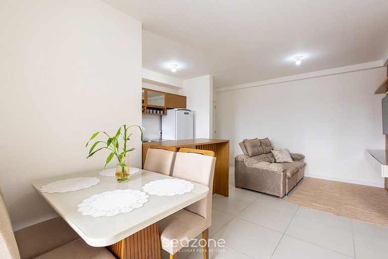 Apto 2Q c/ piscina e churrasq. 500m do Mar MCB0807