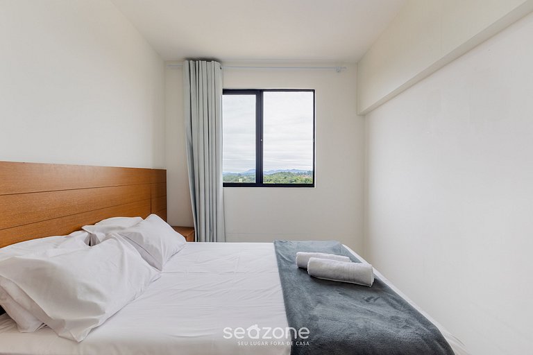 Apto 2Q c/ piscina e churrasq. 500m do Mar MCB0807