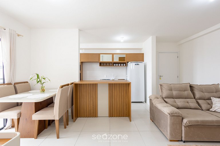 Depto 2D c/ piscina y parrilla 500m mar MCB0807