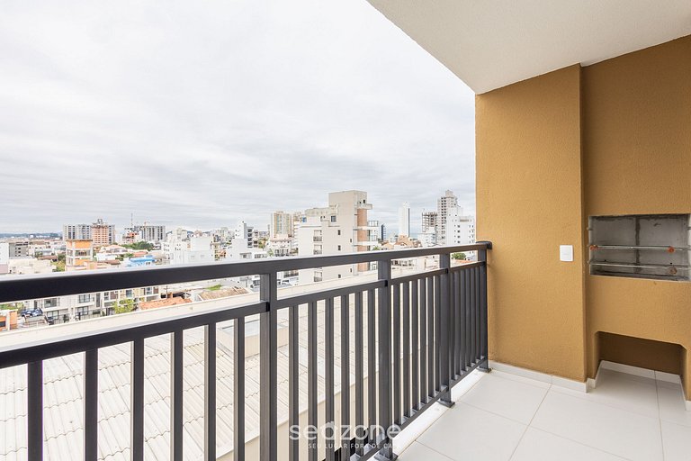 Apto 2Q c/ piscina e churrasq. 500m do Mar MCB0807