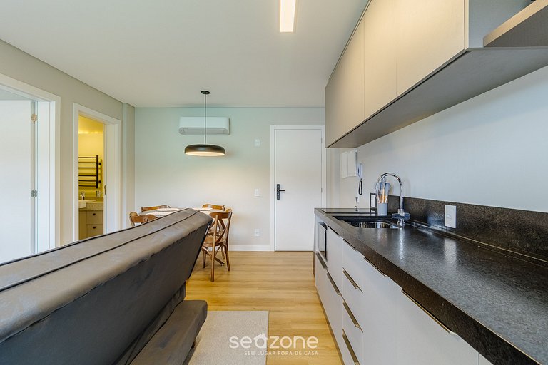 Apto c/ varanda no centro de Urubici - CZZ0406