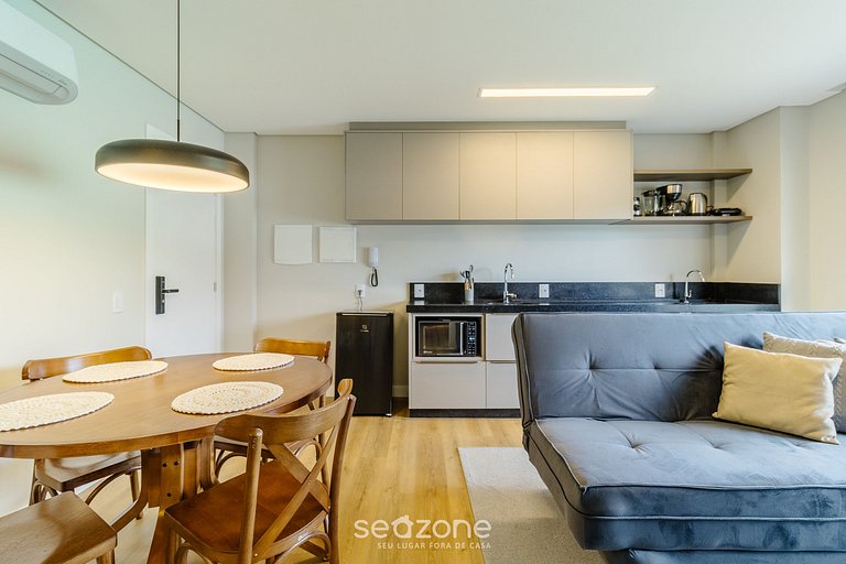 Apto c/ varanda no centro de Urubici - CZZ0406