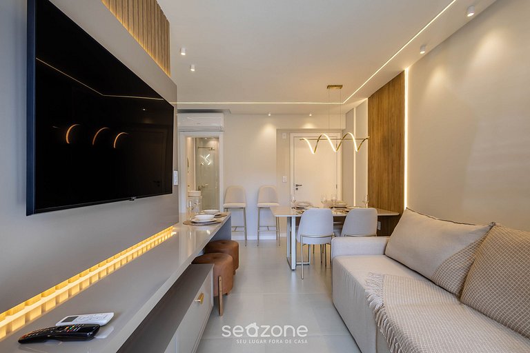 Apt c/ Churrasq. 600m da Praia AQT0604