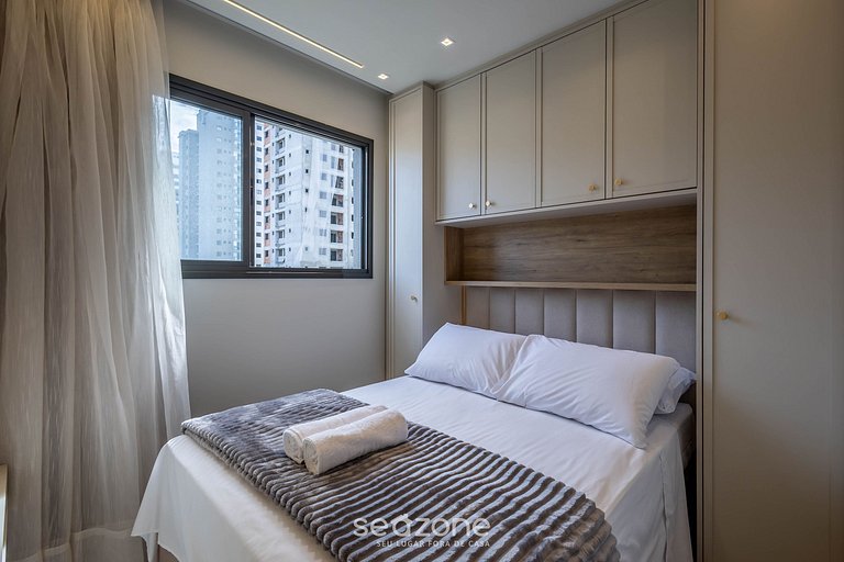 Apt c/ Churrasq. 600m da Praia AQT0604