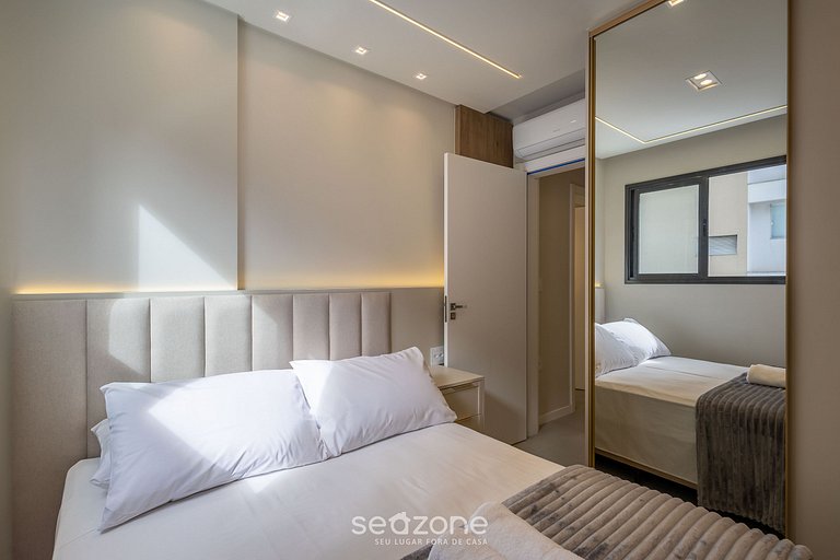 Apt c/ Churrasq. 600m da Praia AQT0604