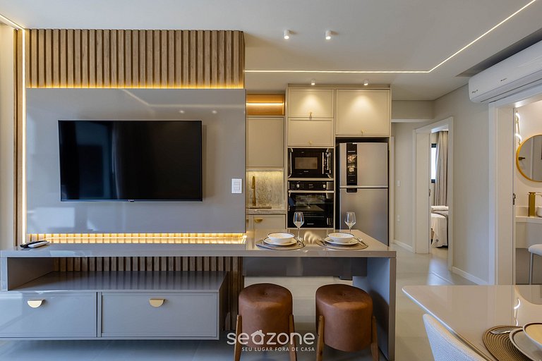 Apt c/ Churrasq. 600m da Praia AQT0604