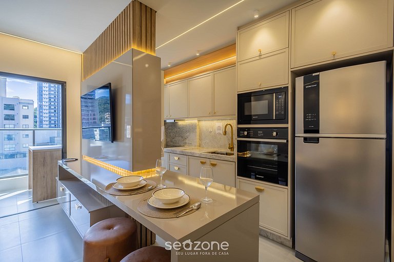 Apt c/ Churrasq. 600m da Praia AQT0604