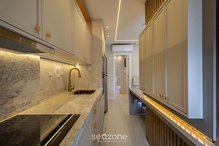 Apt c/ Churrasq. 600m da Praia AQT0604