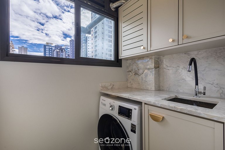 Apt c/ Churrasq. 600m da Praia AQT0604