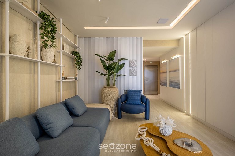 Apt c/ Churrasq. 600m da Praia AQT0604