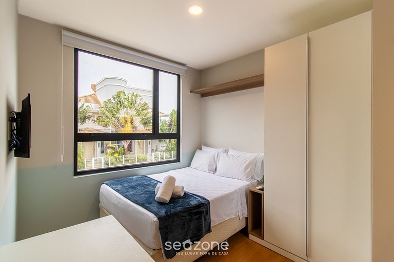 Studio moderno a poucos minutos da Praia – SID0209