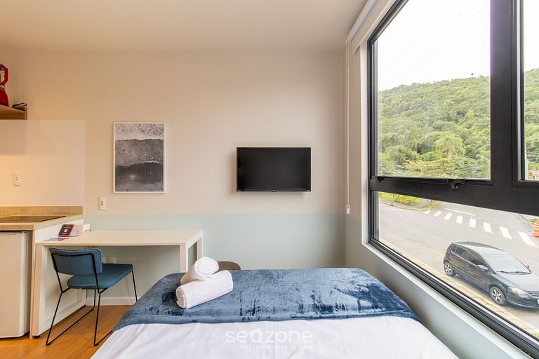 Studio moderno a poucos minutos da Praia – SID0209