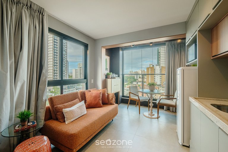 Studio cerca del mar en cond. c/ piscina LIV0512