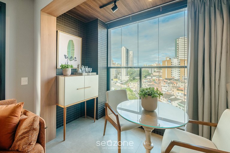 Studio prox. da Praia em cond. c/ piscina LIV0512