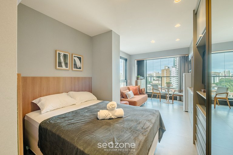 Studio cerca del mar en cond. c/ piscina LIV0512