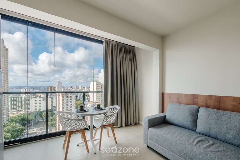 Moderno c/ vista mar e piscina LIV1704