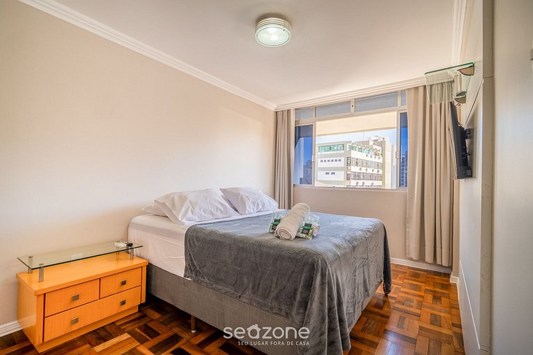 Apto 2 habitac. en el centro de Floripa JFM0101