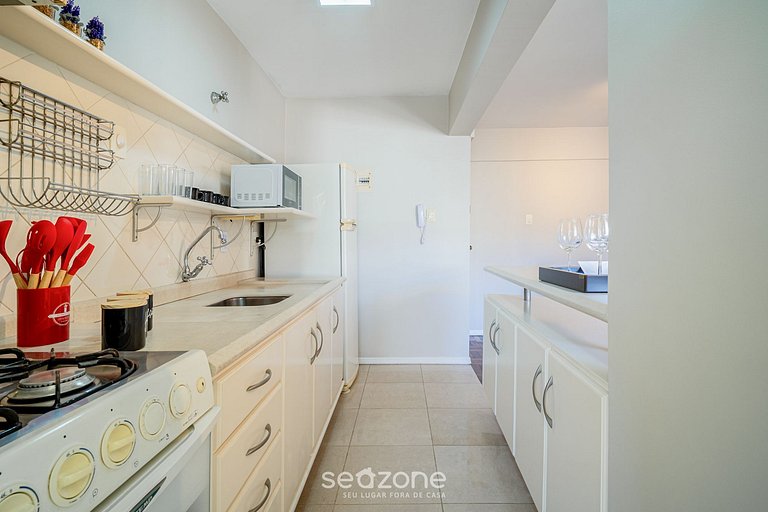 Apto 2 habitac. en el centro de Floripa JFM0101