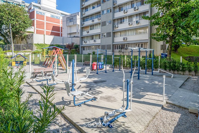 Apto 2 habitac. en el centro de Floripa JFM0101