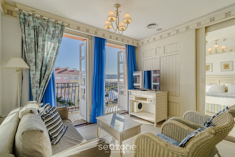 Apto de luxo com vista mar e piscina - ILC4506