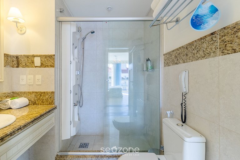 Apto de luxo com vista mar e piscina - ILC4506