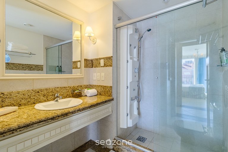 Apto de luxo com vista mar e piscina - ILC4506